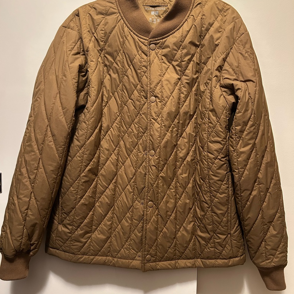 Uniqlo Women's Quilted Tan Puffer Jacket